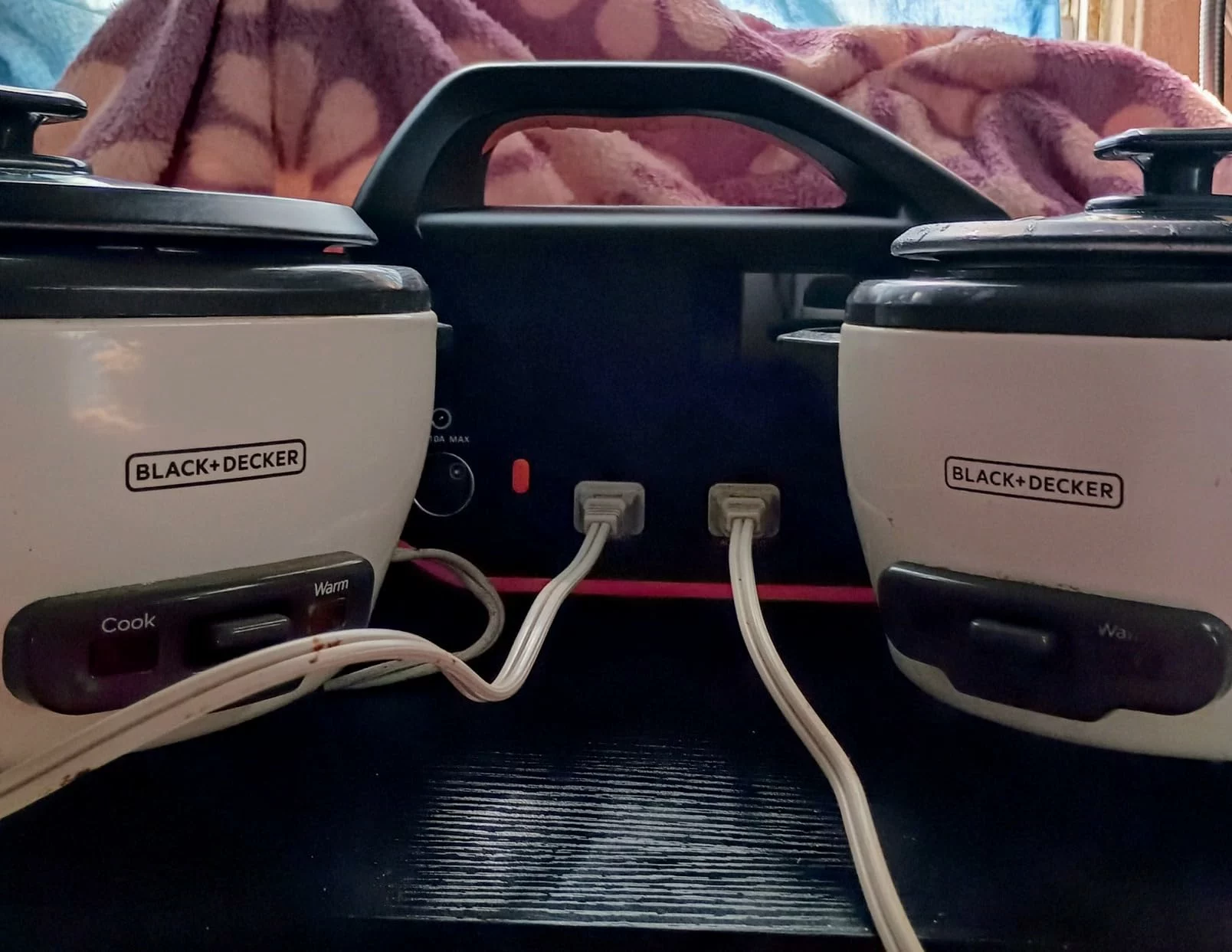 BLACKDECKER 6-Cup Rice Cooker with Steaming Basket – Nonstick Removable Pot & Auto Keep-Warm photo review