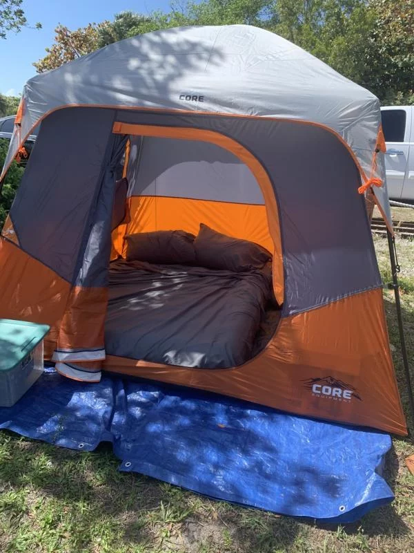 Click to view full screen CORE 4-Person Straight-Wall Cabin Tent – Spacious, Durable & Easy to Set Up photo review