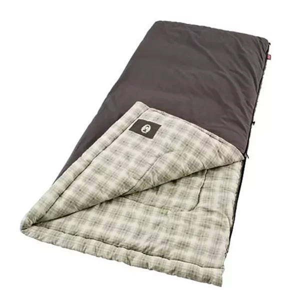 Coleman Heritage 10°F Cold-Weather Big and Tall Sleeping Bag – Warm, Durable & Comfortable