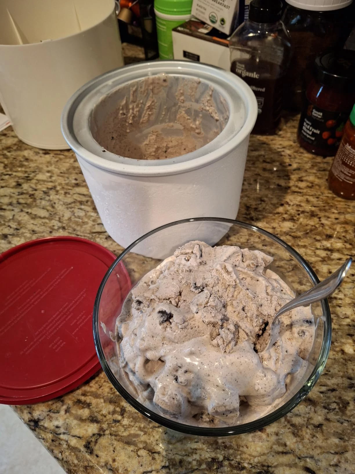 Deluxe 2-Quart Gelato and Ice Cream Maker – Automatic Frozen Dessert Machine for Home Use photo review