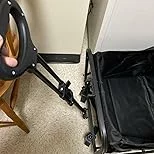 Click to view full screen Heavy-Duty Collapsible Utility Cart 100L Load for Camping & Yard Work photo review