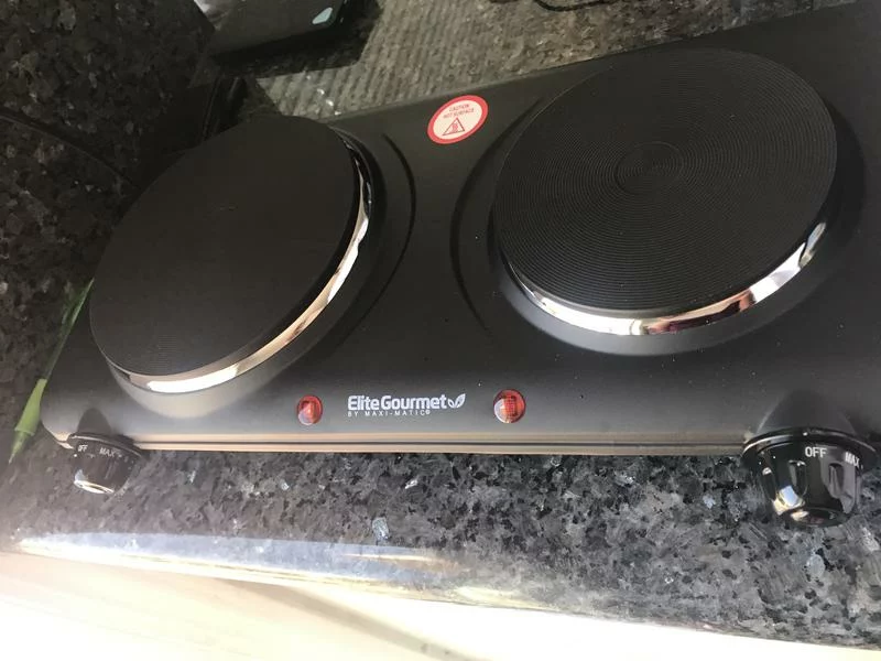 Elite Cuisine Electric Double Burner Hot Plate – Durable, Compact & Easy to Clean photo review