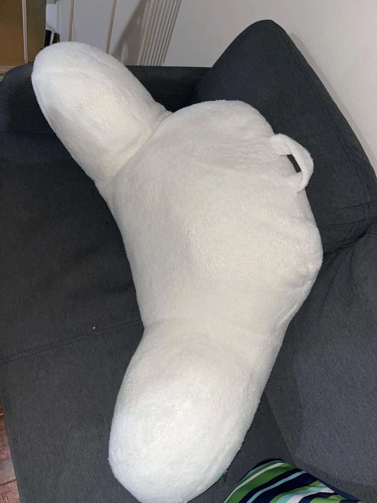 Sherpa Bed Rest Pillow – Soft Backrest Cushion with Arm Support for Reading, Relaxing, and Lounging Comfort photo review