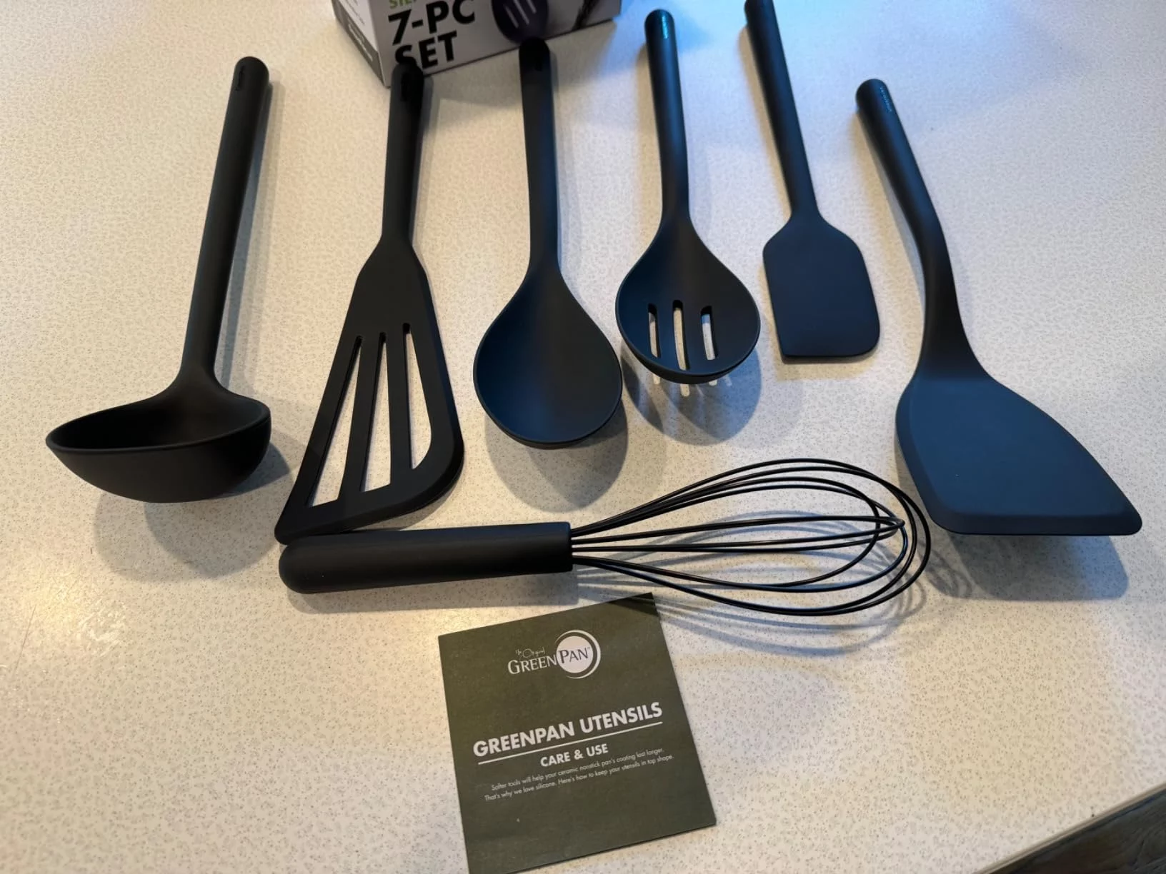 Silicone 5-Piece Cooking Utensil Set – Heat-Resistant Kitchen Tools for Everyday Cooking photo review