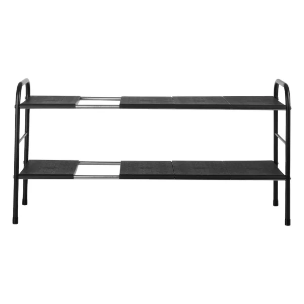 2-Tier Adjustable Under Sink Organizer – Expandable Storage Shelf for Kitchen or Bathroom