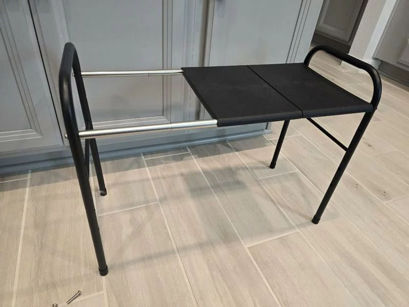 2-Tier Adjustable Under Sink Organizer – Expandable Storage Shelf for Kitchen or Bathroom photo review