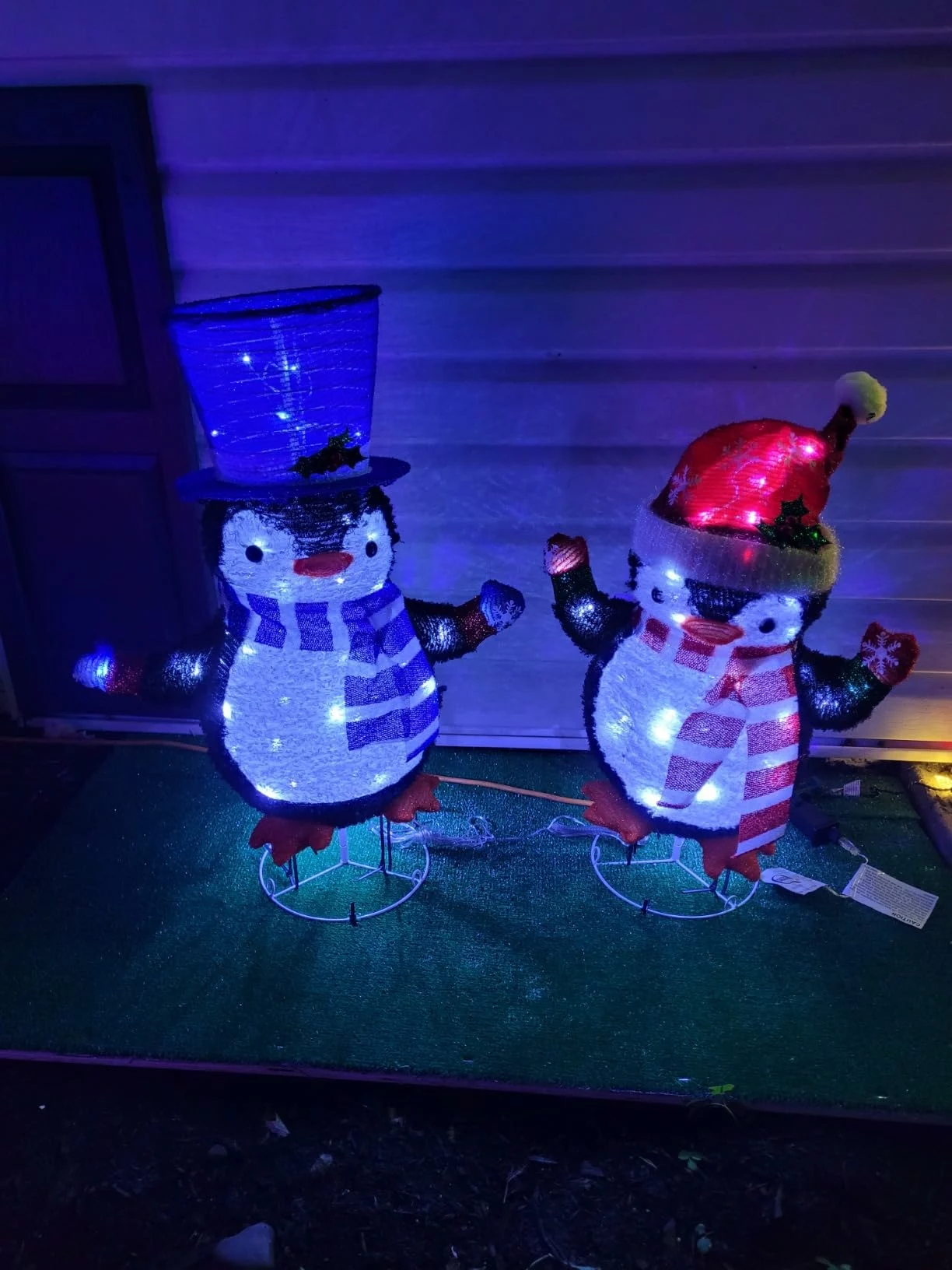 LuxenHome Set of 3 Lighted Presents – Holiday Decoration with Red Ribbon Accents photo review