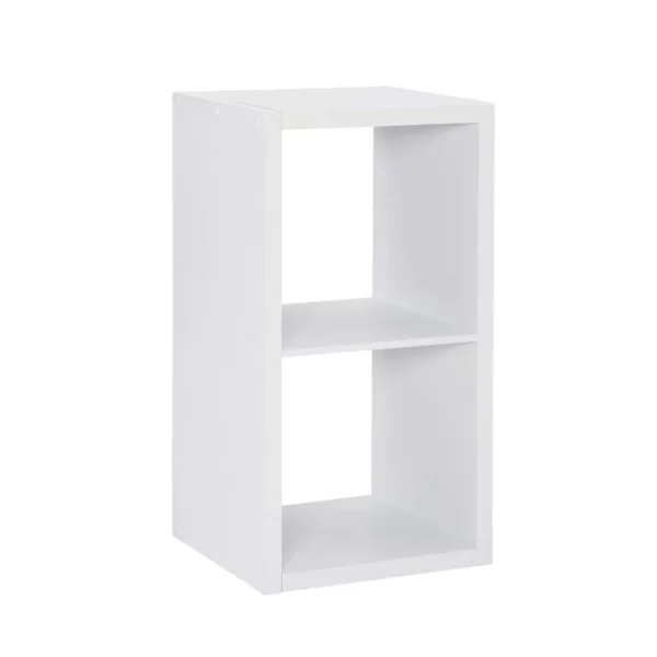 2-Cube Organizer Shelf – Compact Storage Unit for Home, Office & Closet Organization
