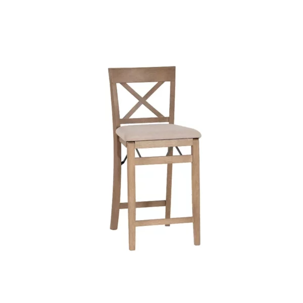 Triena X-Back Folding Counter Stool – Stylish and Space-Saving Seating Solution