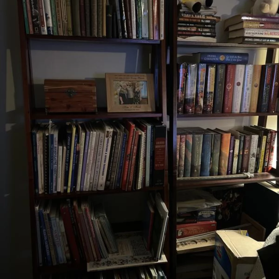 Click to view full screen Linon 5-Tier Bookshelf – Modern, Sturdy & Space-Saving Storage for Home or Office photo review