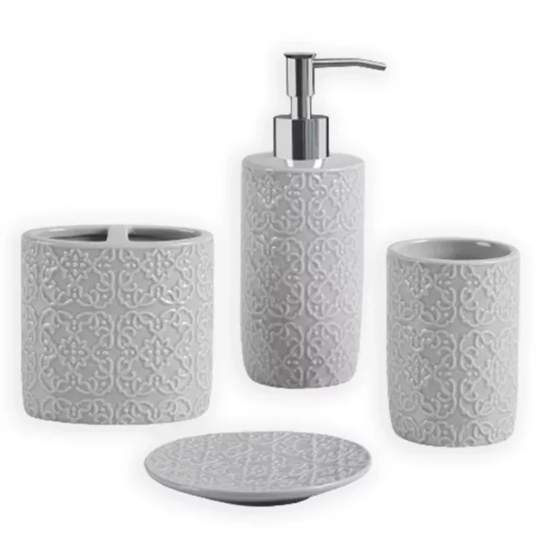 Tara 4-Piece Dinnerware Set – Elegant Porcelain Plates and Bowls for Everyday Dining or Special Occasions