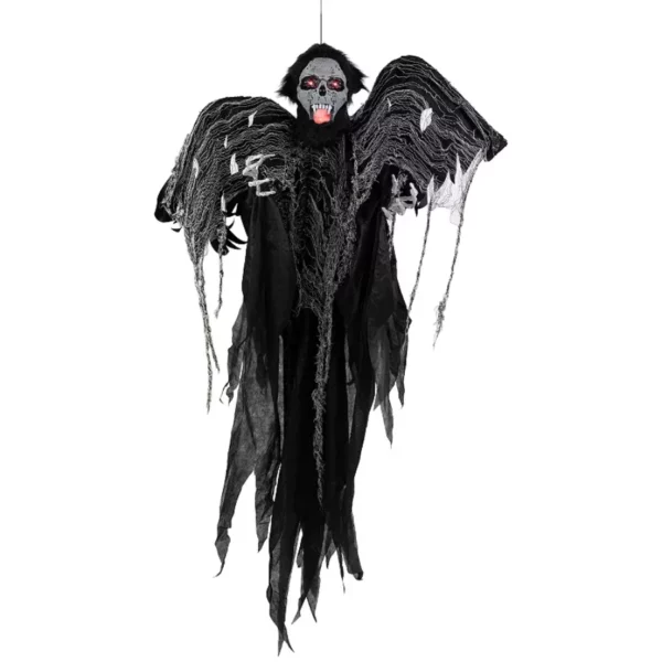 Zombie Vampire with Lights & Sound – Hanging Halloween Decoration for a Spooky Atmosphere