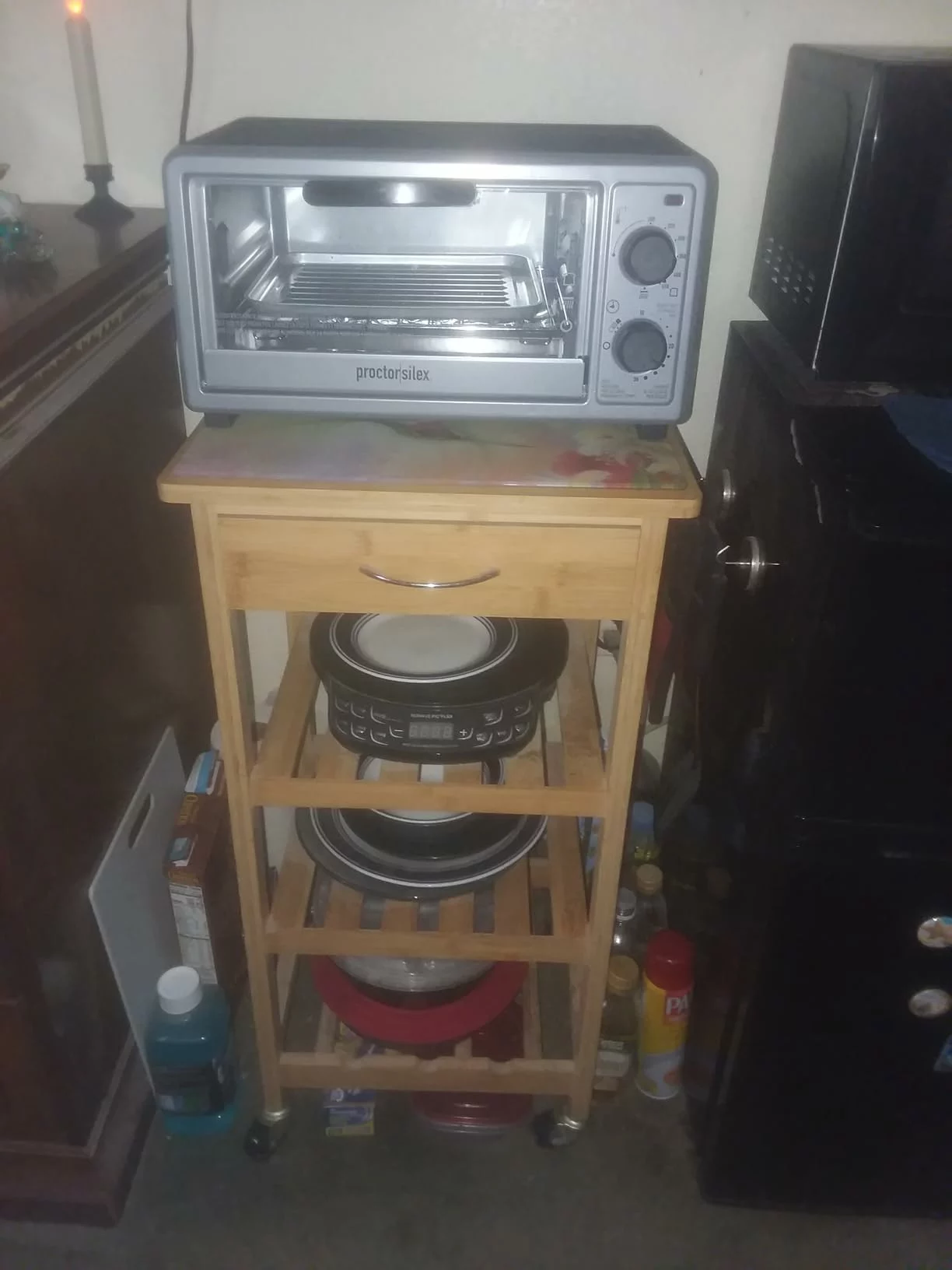 Click to view full screen Proctor Silex 4-Slice Toaster Oven Broiler – Compact Countertop Cooking Appliance photo review