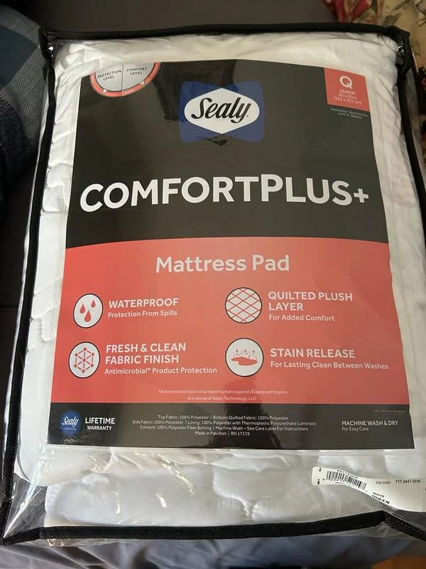 Sealy Waterproof Plus+ Mattress Pad – Soft, Protective & Comfortable Sleep Surface photo review