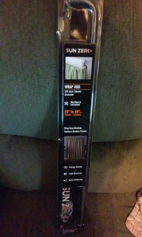 5/8-Inch Adjustable Wrap Around Curtain Rod – Room Darkening Design for a Modern Look photo review