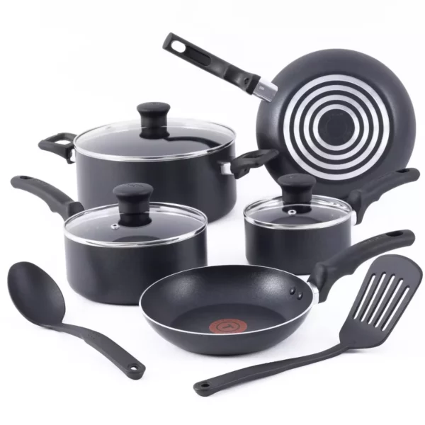 Essentials 10-Piece Nonstick Cookware Set – Durable, Easy-Clean Pots & Pans for Everyday Cooking
