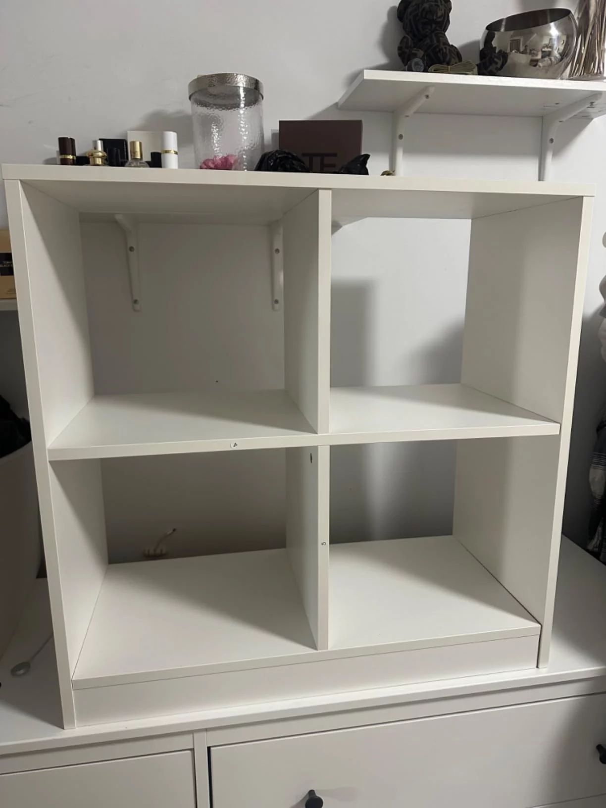 4-Cube Organizer Shelf – Modern Storage Unit for Home, Office & Closet Organization photo review