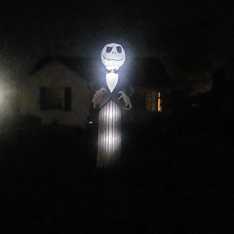 The Nightmare Before Christmas Jack Skellington 10 Ft Halloween Inflatable – Spooky Outdoor Decoration for Your Yard photo review