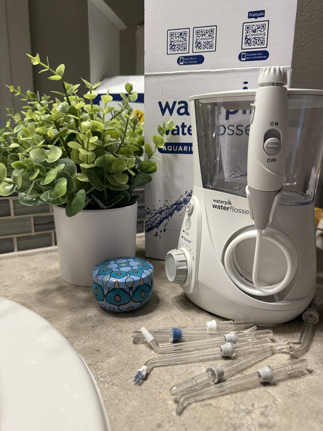 Ultra Water Flosser – Rechargeable Oral Irrigator with 10 Adjustable Pressure Settings for Healthier Gums photo review