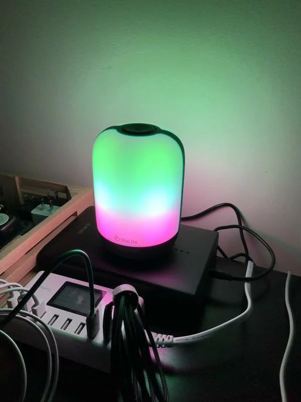 Click to view full screen BioLite AlpenGlow 500 Lantern – 500 Lumens, Multicolor Modes & USB Rechargeable photo review
