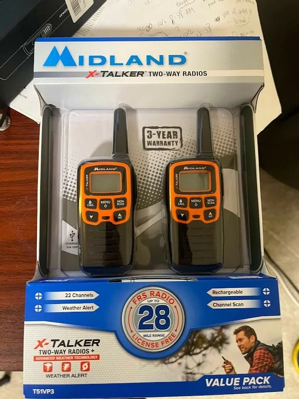 Click to view full screen Midland T51VP3 2-Way Radios – Pair with Charger for Clear Communication on Outdoor Adventures photo review