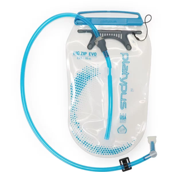 Platypus Big Zip EVO Reservoir – 2L Hydration Bladder with Fast Flow for Hiking and Biking