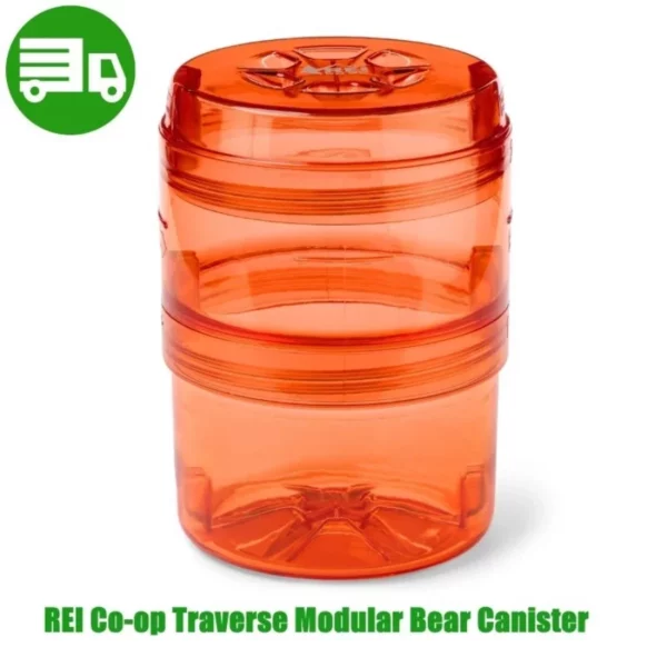 REI Co-op Traverse Modular Bear Canister – 686 cu. in. Capacity, Certified Bear-Resistant, Modular Design