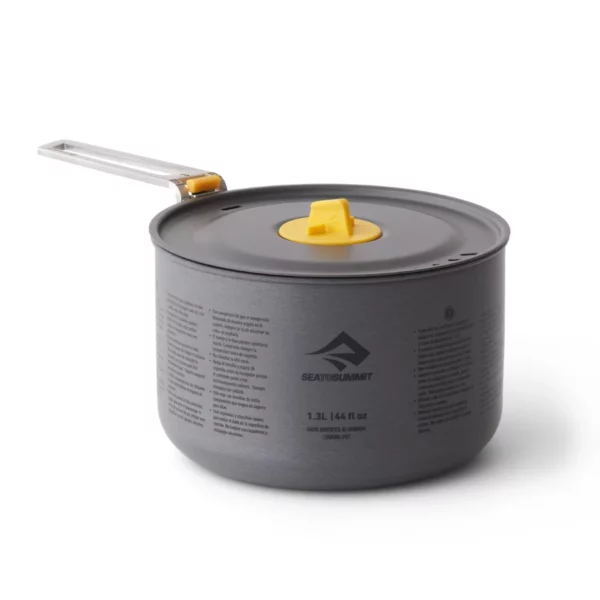 Sea to Summit Frontier Ultralight Pot – 1.3L Lightweight Camping Cookware for Fast and Easy Meals