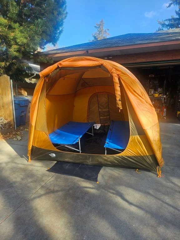 Click to view full screen The North Face Wawona 4 Footprint – Durable Tent Groundsheet for Enhanced Protection photo review