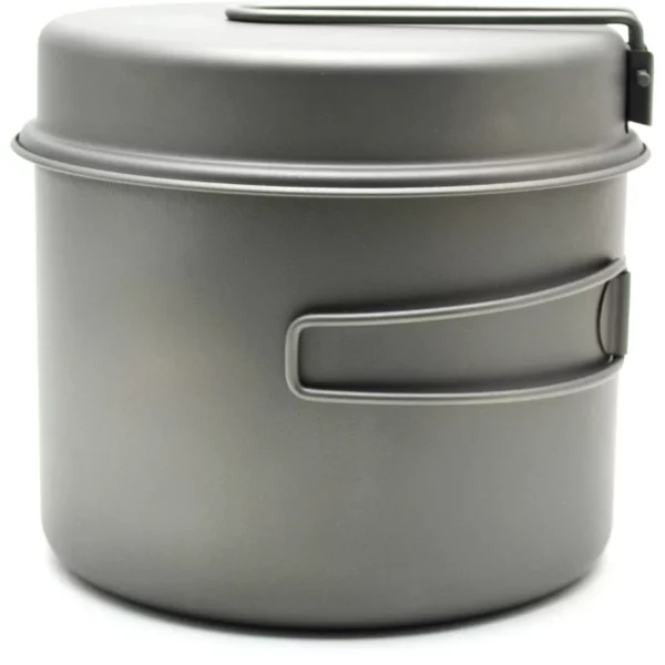 TOAKS Titanium 1600ml Pot with Pan – Lightweight, Durable Cookware Set for Camping and Backpacking