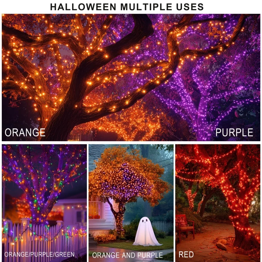 TW SHINE Smart Color Changing Halloween Lights Outdoor, 328FT 1000 LED RGB Christmas String Lights w - 03 TW SHINE Smart Color Changing Halloween Lights Outdoor 328FT 1000 LED RGB Christmas String Lights w 03