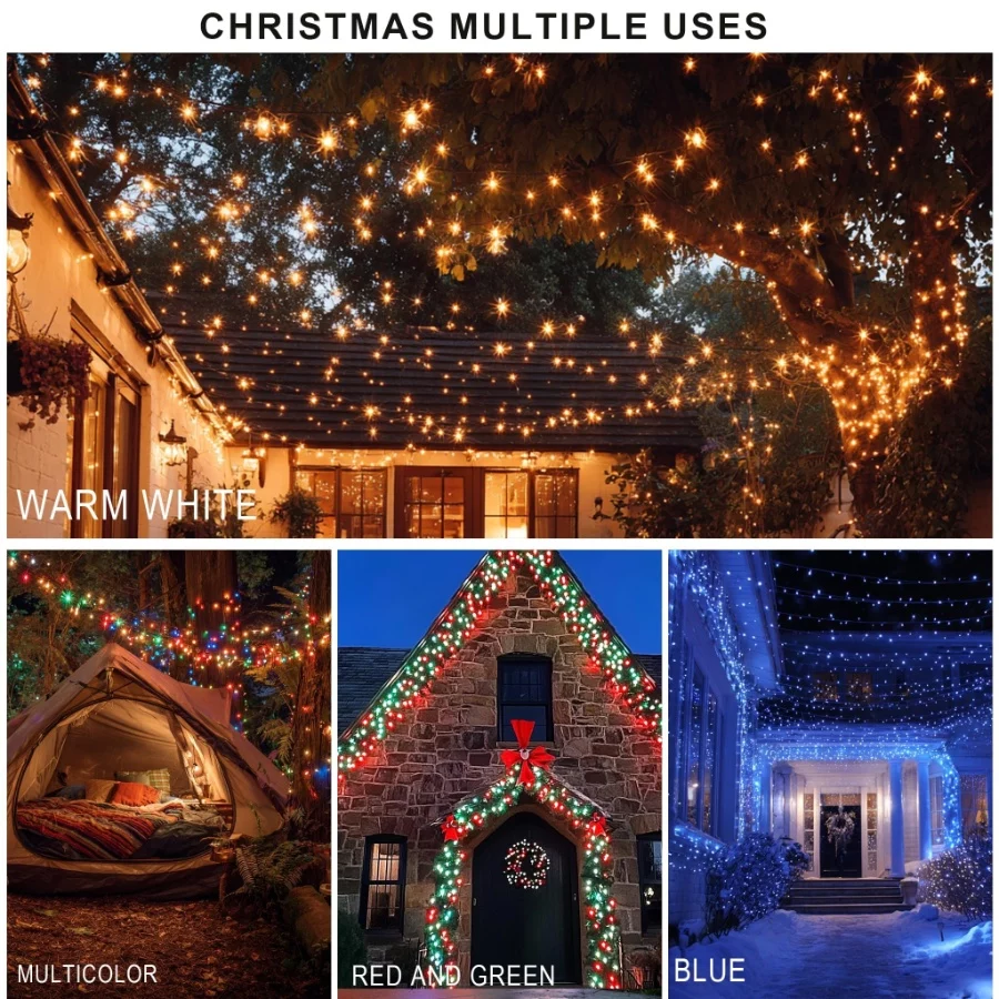 TW SHINE Smart Color Changing Halloween Lights Outdoor, 328FT 1000 LED RGB Christmas String Lights w - 04 TW SHINE Smart Color Changing Halloween Lights Outdoor 328FT 1000 LED RGB Christmas String Lights w 04