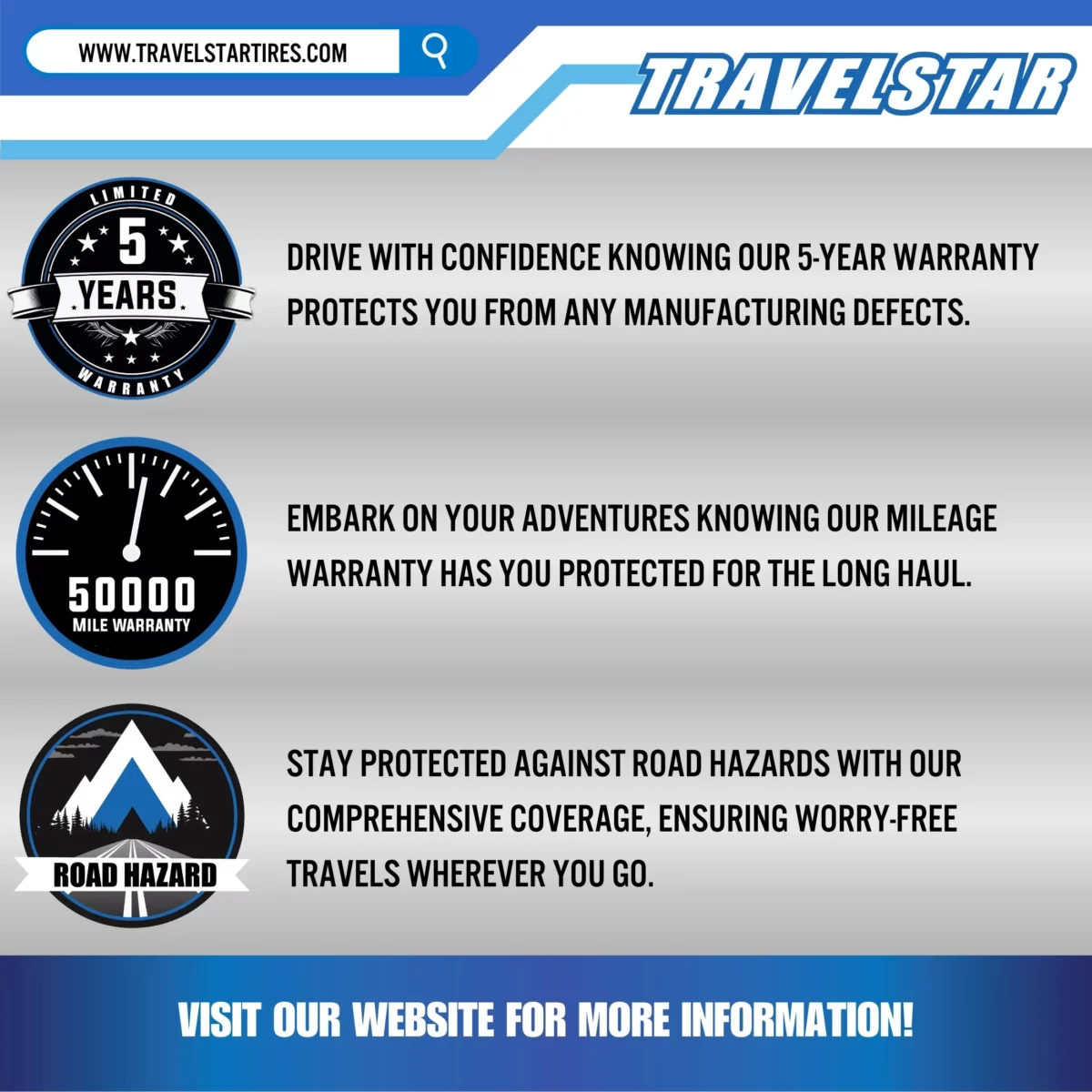 Travelstar EcoPath AT 28570R17 117T SUV All Season All Terrain Tire 2857017Tire Only 05