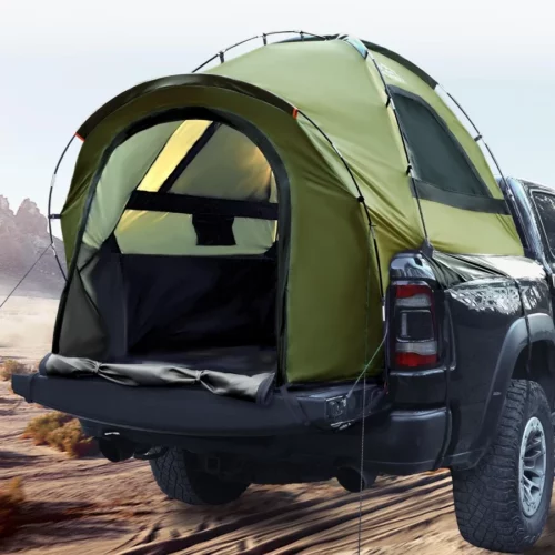 Truck Bed Tent Waterproof PU3000mm Pickup Truck Tent for Camping Bed 2 3 Person Sleeping Truck Ten 07