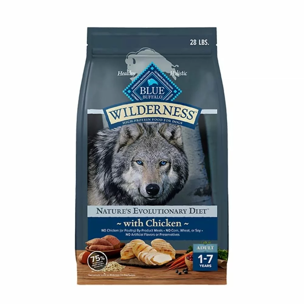 Wilderness Adult Dry Dog Food – Chicken Recipe for High Protein Energy and Lean Muscle Support (8) Wilderness Adult Dry Dog Food – Chicken Recipe for High Protein Energy and Lean Muscle Support 8