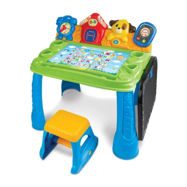 Winfun Smart Educational Activity Desk – Interactive Learning Hub with Touch, Drawing, LED Screen & Songs for Toddlers 2+