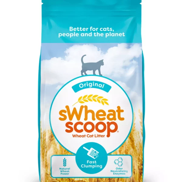 S-Wheats Scoop Clumping Wheat Cat Litter - Natural