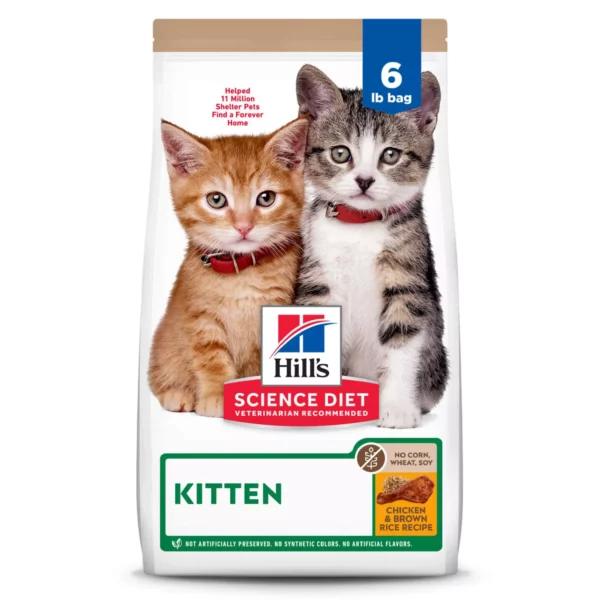 Hil-l's No Corn, No Wheat, No Soy Kitten Dry Cat Food - Chicken