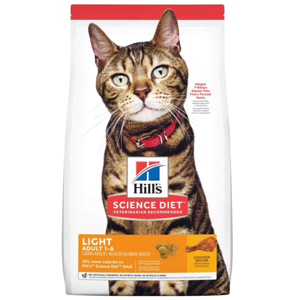Hill's Light Adult Dry Cat Food - Chicken