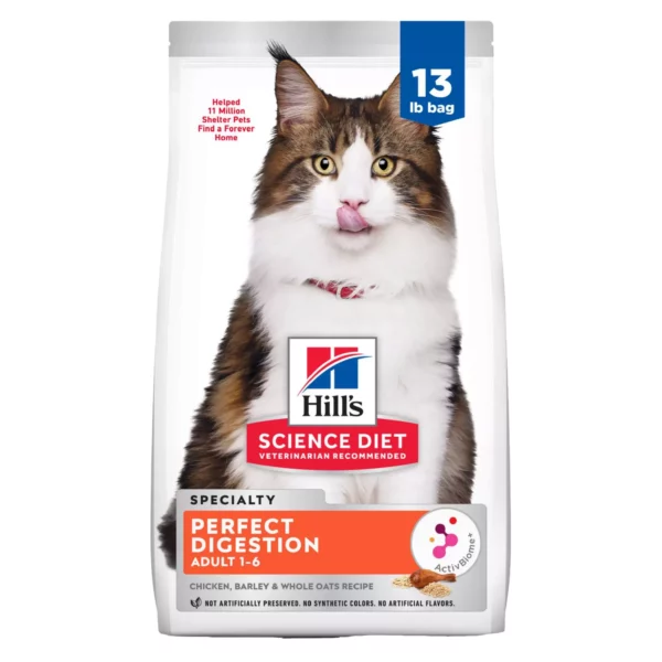 Hil-l's Perfect Digestion Adult Dry Cat Food - Chicken