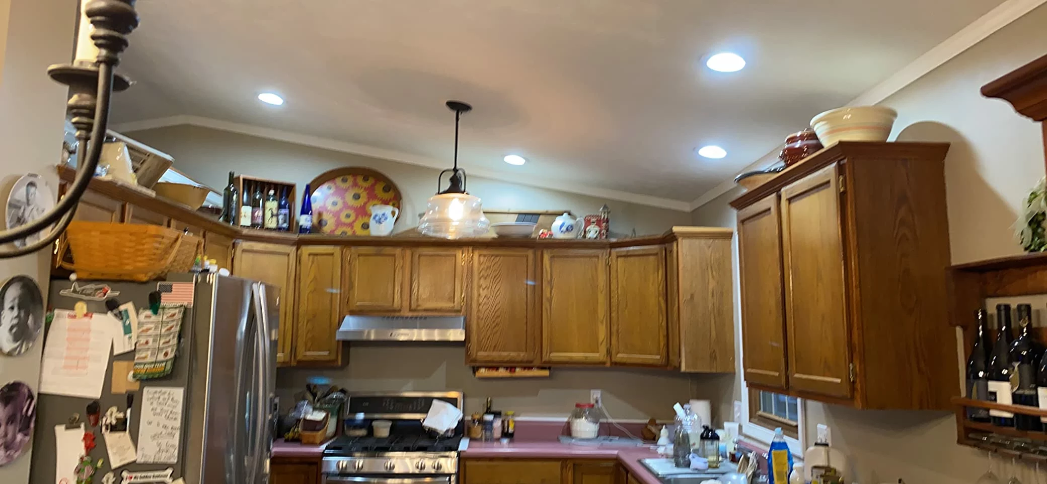 Click to view full screen Amico 5/6 Inch 3CCT LED Recessed Ceiling Light 12 Pack 3000K-5000K Dimmable 12.5W Retrofit Downlight Damp Rated photo review