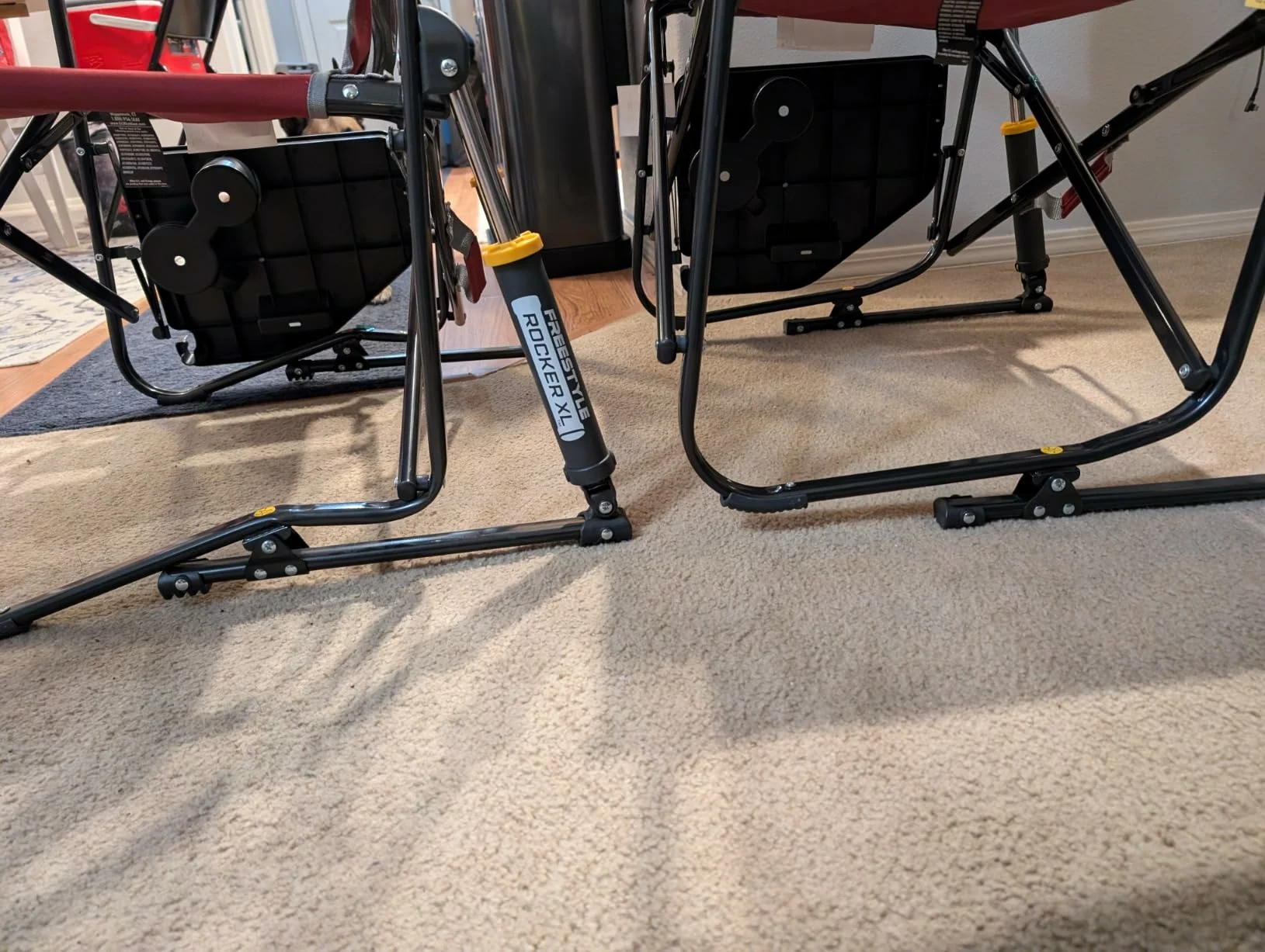 Fold-Flat Outdoor Rocking Camp Chair – Smooth Rocking Motion, Drink Holder & Carry Handle photo review