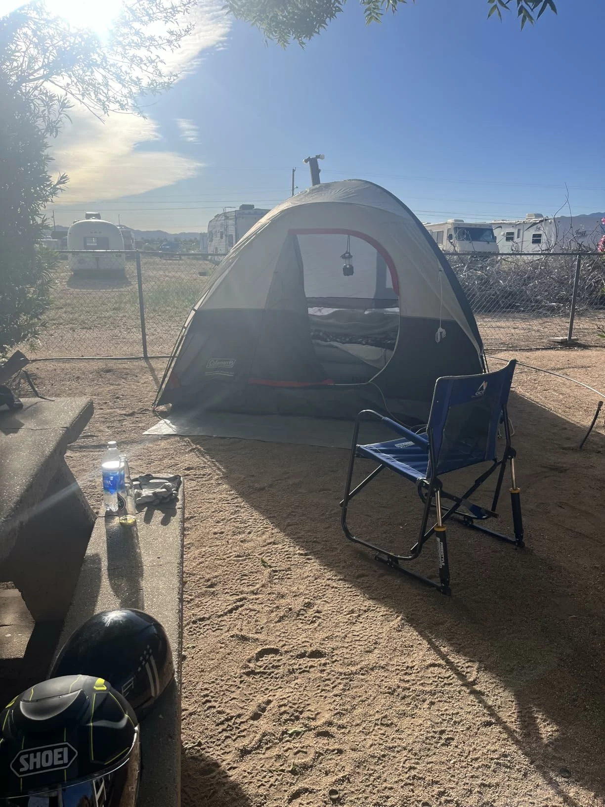 Fold-Flat Outdoor Rocking Camp Chair – Smooth Rocking Motion, Drink Holder & Carry Handle photo review