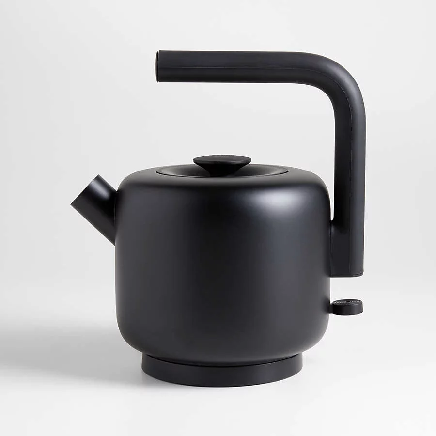Matte Black Electric Tea Kettle – Fast-Boil Stainless Steel Kettle with Modern Design for Tea, Coffee - Hot Water (1) Matte Black Electric Tea Kettle – Fast Boil Stainless Steel Kettle with Modern Design for Tea Coffee Hot Water 1