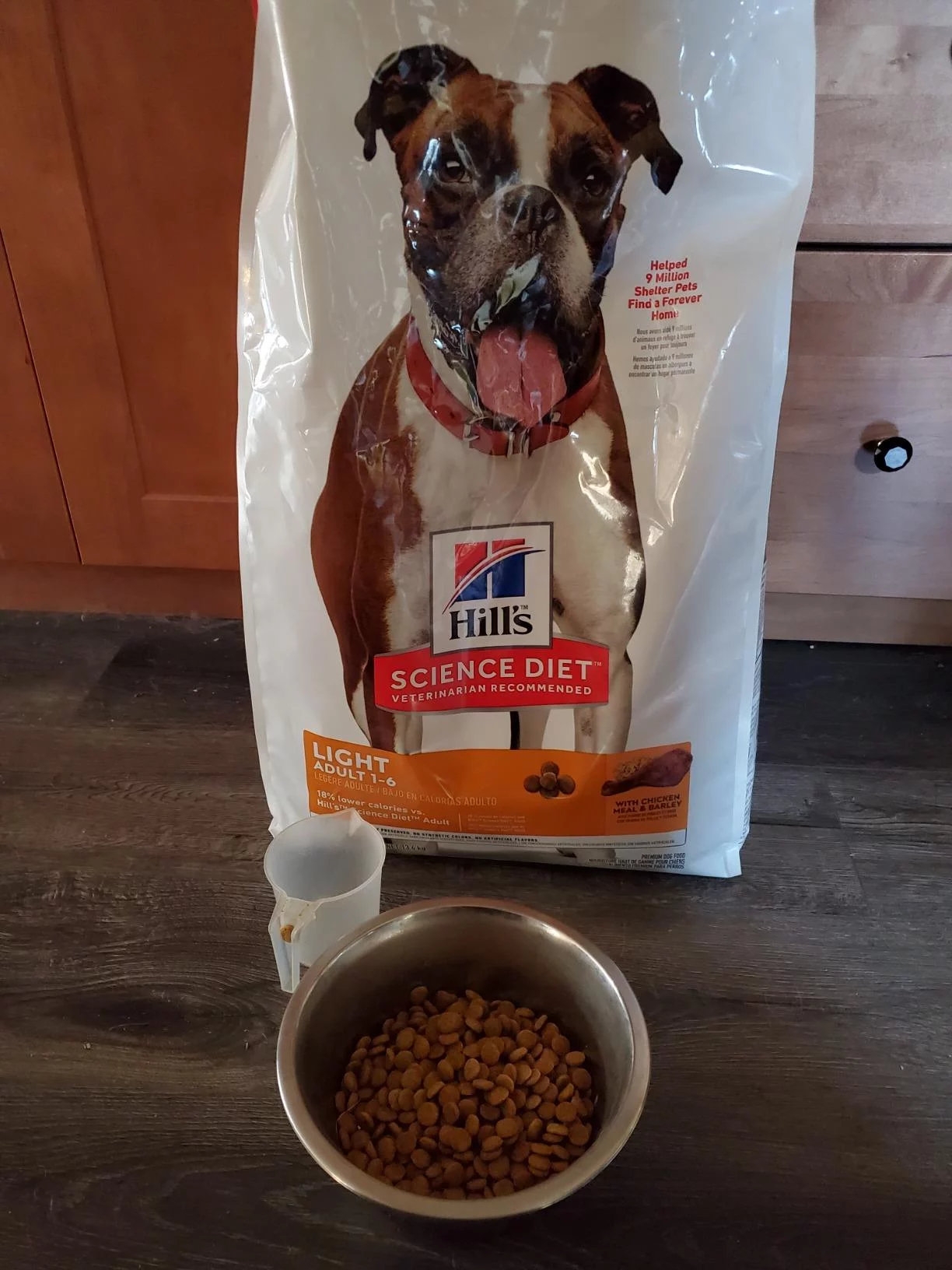 Adult Light Dry Dog Food with Chicken & Barley - Low Calorie Formula for Healthy Weight Management and Satiety - Highly Digestible photo review