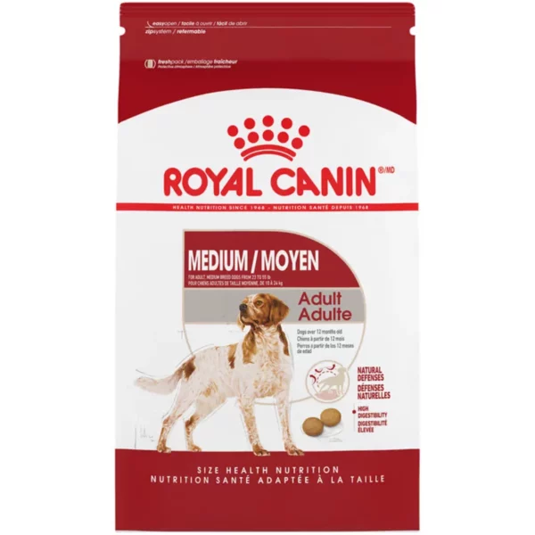 Specially Formulated Dry Dog Food for Adult Medium Breeds