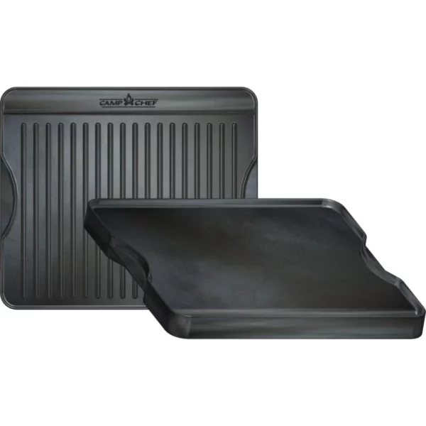 Reversible Grill and Griddle Plate for Single Burner Stoves