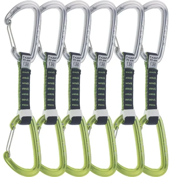 Wire Express Quickdraw Set – 6 Pack for Climbing