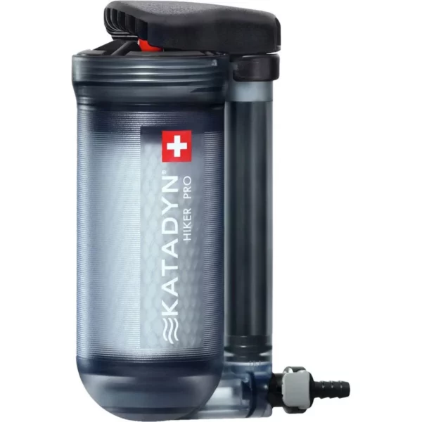 Transparent Water Microfilter for Hiking and Travel