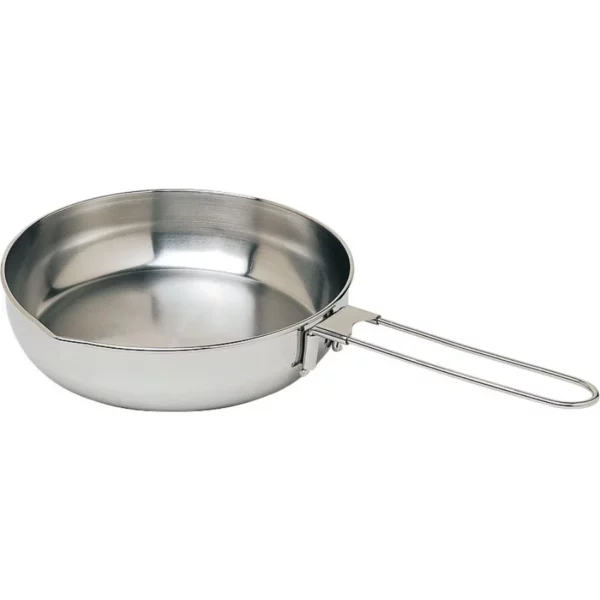 Durable Stainless Steel Frying Pan for Camping